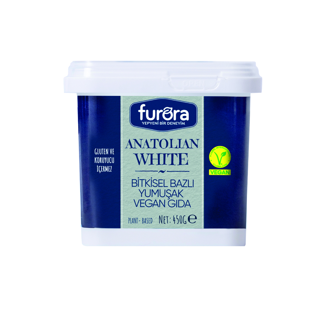 0022510 furora anatolian white vegan beyaz peynirimsi 450g